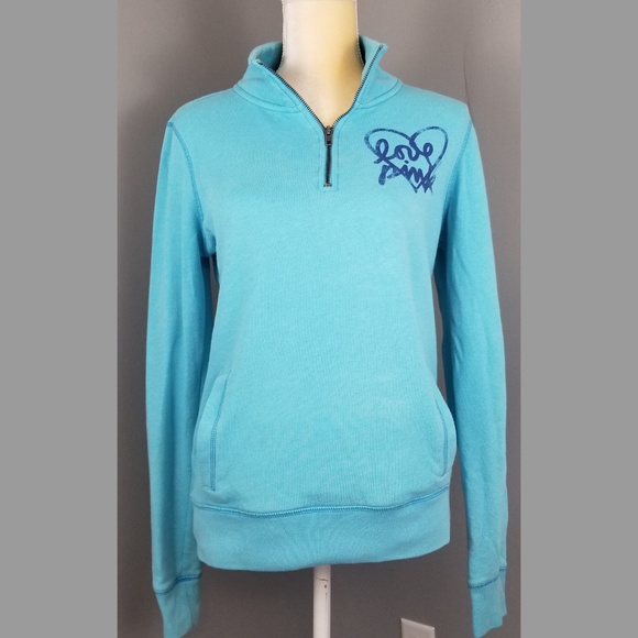 PINK Victoria's Secret Other - Pink by Victorias Secret Aqua Blue Pullover Size S
